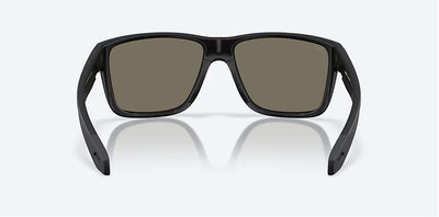 Costa Broadbill II Matte Black Blue Mirror 580G Polarized Sunglasses
