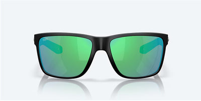 Costa Broadbill II Matte Black Green Mirror 580G Polarized Sunglasses