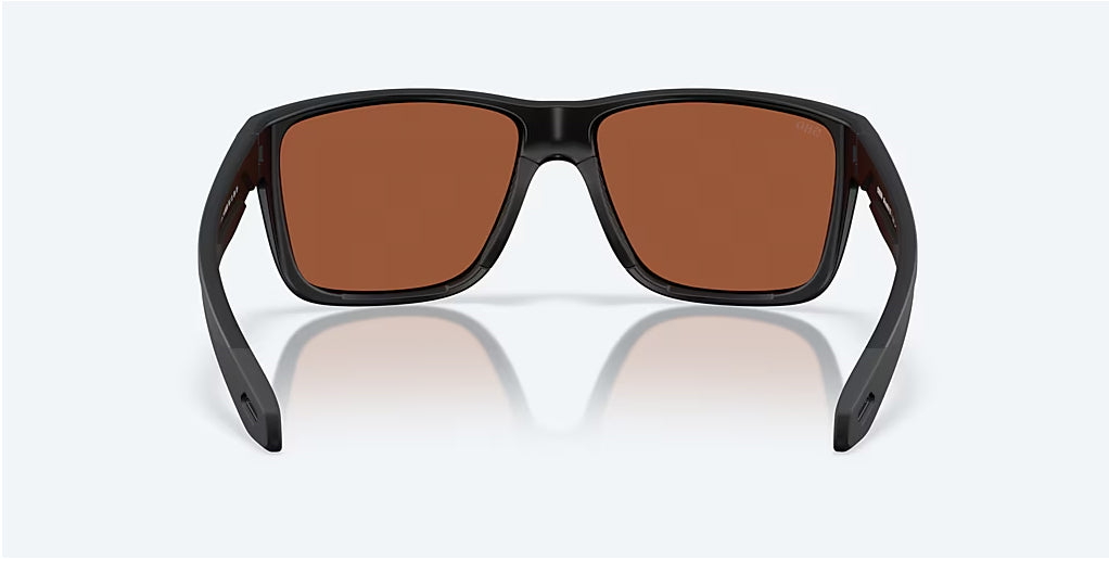 Costa Broadbill II Matte Black Green Mirror 580G Polarized Sunglasses
