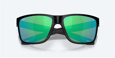 Costa Broadbill II Matte Black Green Mirror 580G Polarized Sunglasses