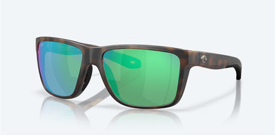 Costa Broadbill II Matte Tortoise Green Mirror 580G Polarized Sunglasses