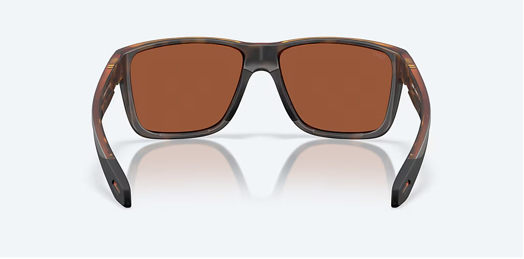 Costa Broadbill II Matte Tortoise Green Mirror 580G Polarized Sunglasses