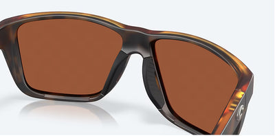 Costa Broadbill II Matte Tortoise Green Mirror 580G Polarized Sunglasses