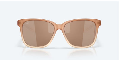 Costa May Sandbar Copper Silver Mirror Sunglasses 580G Polarized Sunglasses