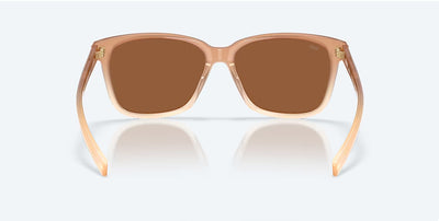 Costa May Sandbar Copper Silver Mirror Sunglasses 580G Polarized Sunglasses