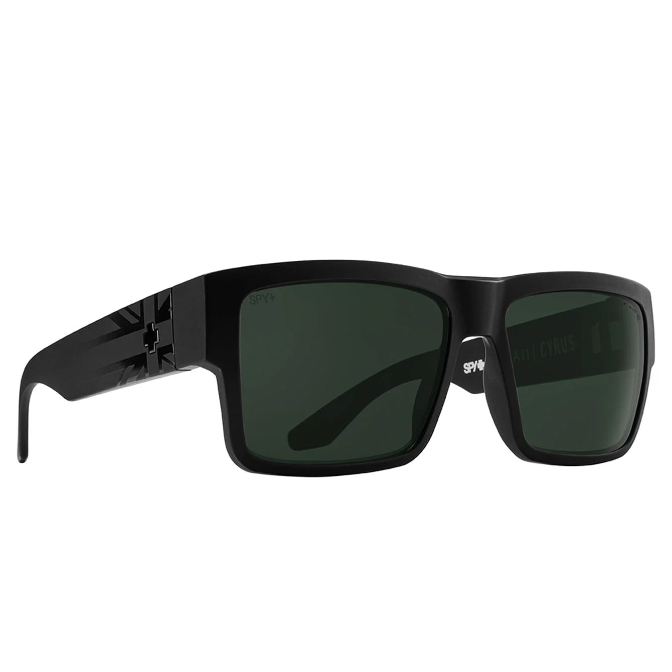 Spy Cyrus Matte Black Gloss Flag Sunglasses