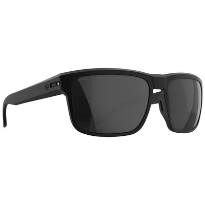 Spy Region Soft Matte Black - Happy Boost Polar Black Mirror Sunglasses