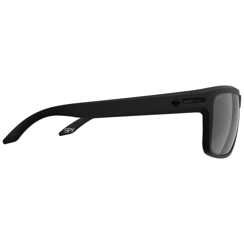 Spy Region Soft Matte Black - Happy Boost Polar Black Mirror Sunglasses