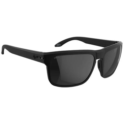 Spy Region Soft Matte Black - Happy Boost Polar Black Mirror Sunglasses