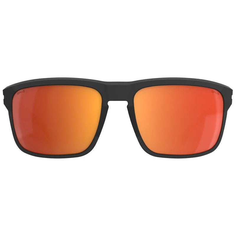 Spy Region XL ANSI Trans. Matt Black -Happy Boost Polar Orange Mirror Sunglasses