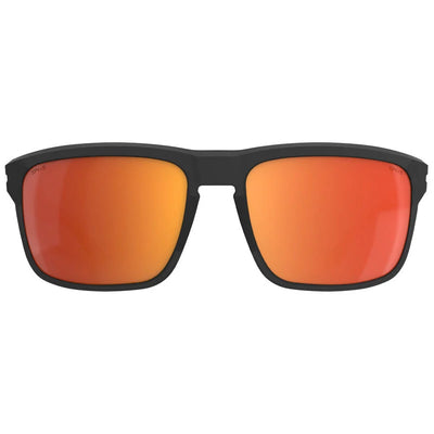 Spy Region XL ANSI Trans. Matt Black -Happy Boost Polar Orange Mirror Sunglasses