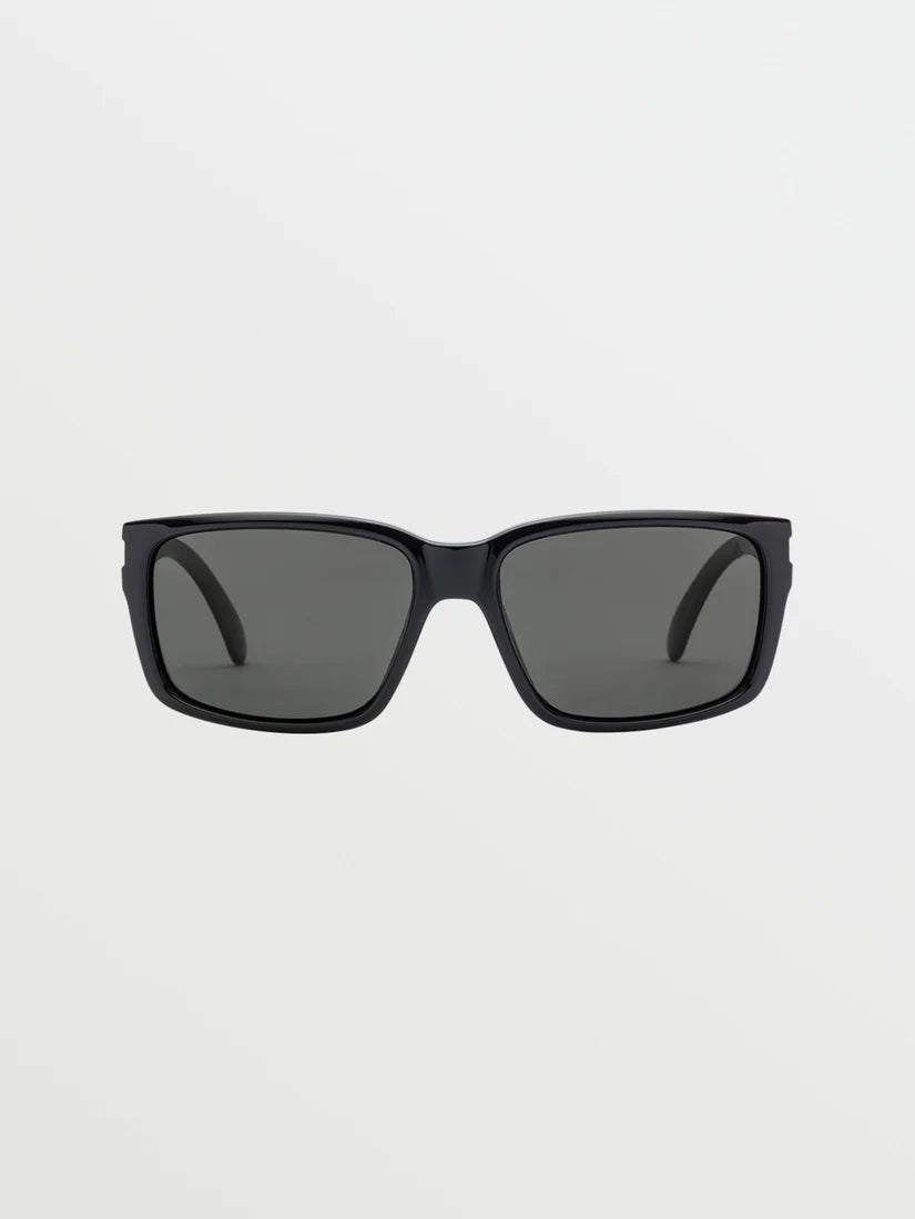 Volcom Stoneage Gloss Black/Gray Sunglasses