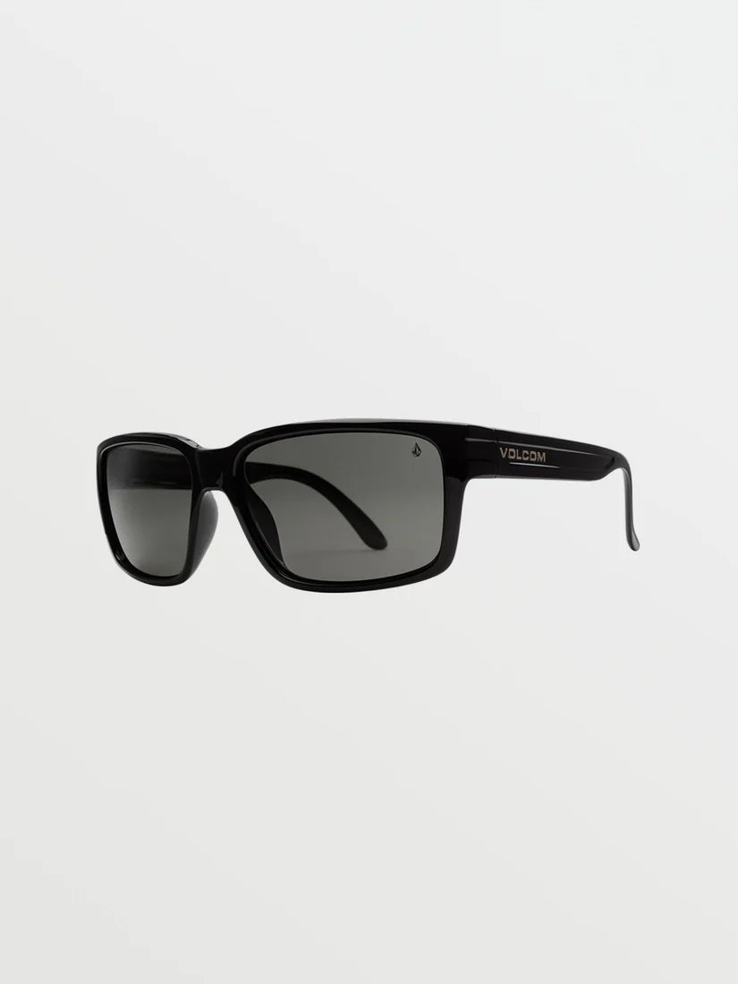 Volcom Stoneage Gloss Black/Gray Sunglasses