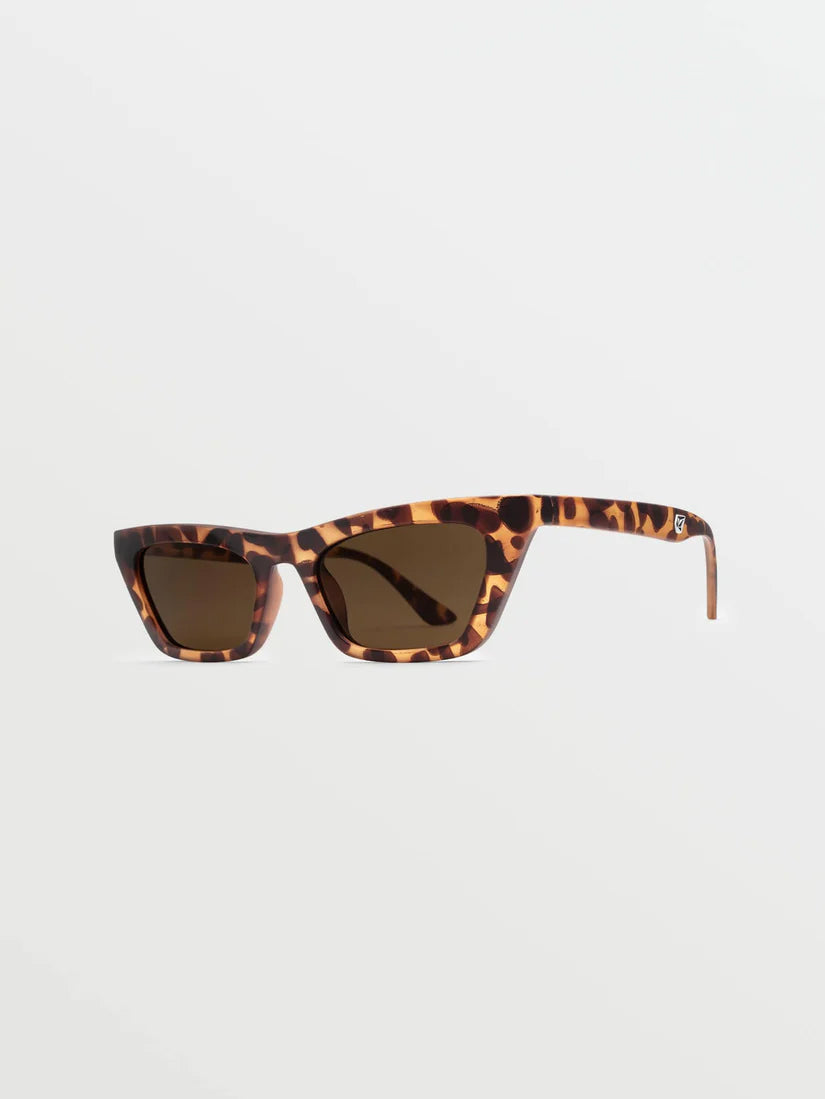 Volcom Peace Punk Matte Tort/Bronze Polar Sunglasses