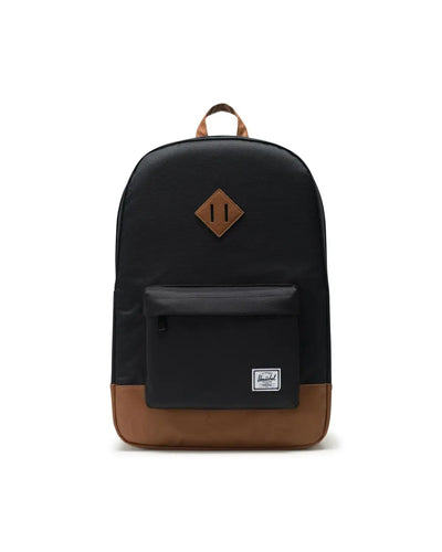 Herschel Heritage Black Tan Backpack