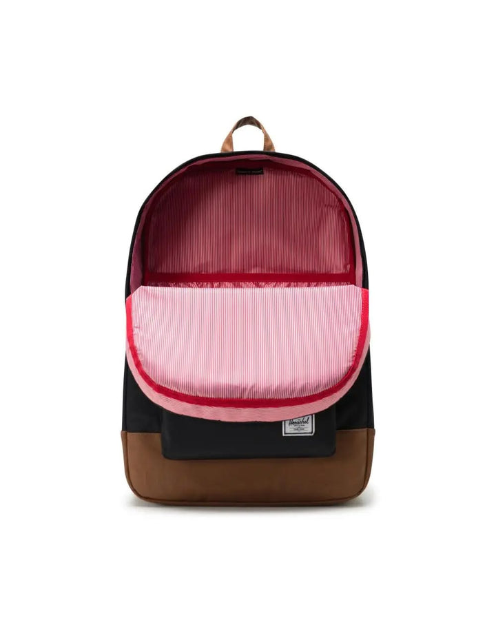 herschel backpack black tan Herschel Heritage Black Tan Backpack – Waterboyz