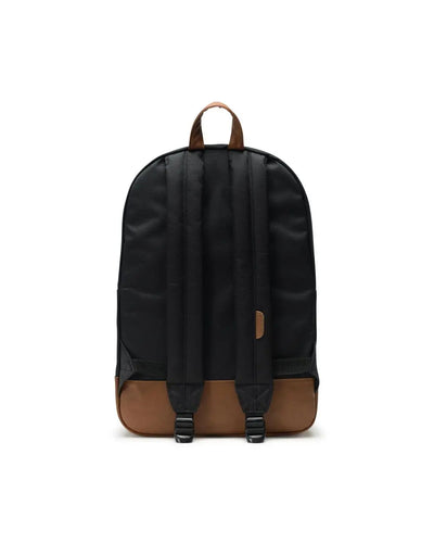 Herschel Heritage Black Tan Backpack