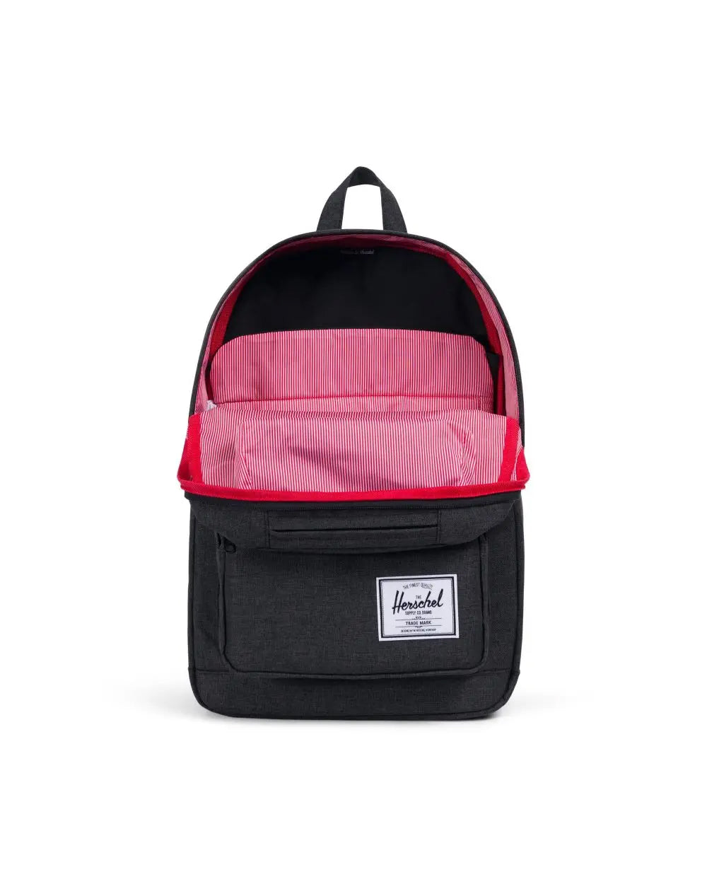 Herschel Supply Pop Quiz Backpack - Black Crosshatch/Black Herschel Supply Pop Quiz Backpack - Black Crosshatch/Black