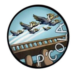 Pelican Fly By - P'cola Magnet