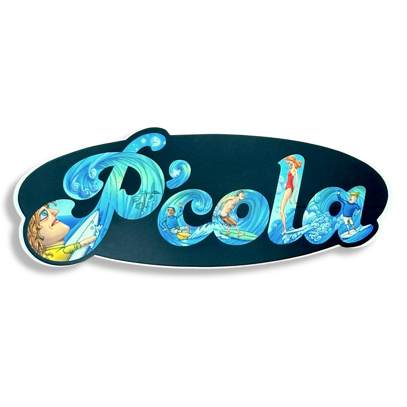 Pcola Surf Sticker