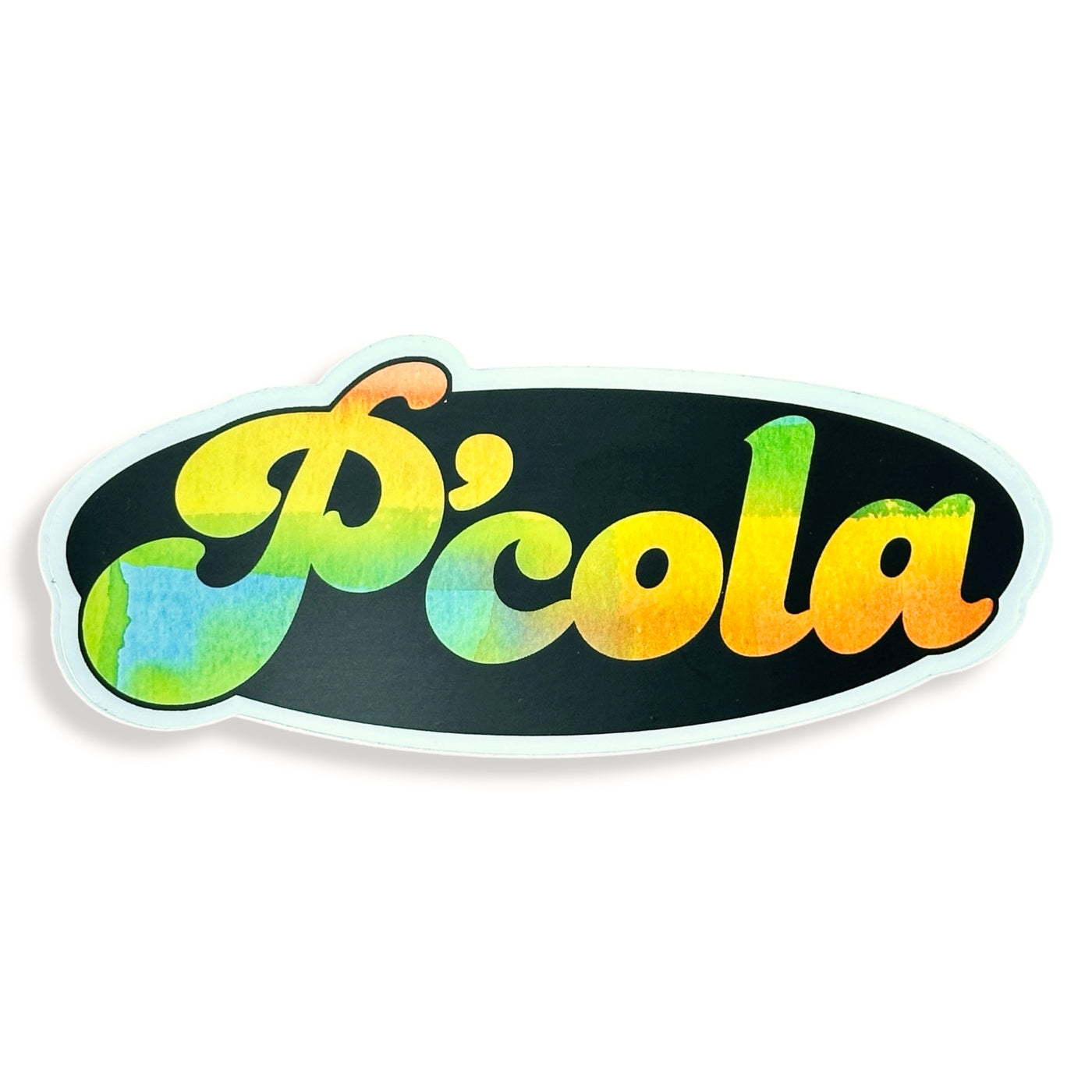 Pcola Watercolor Sticker