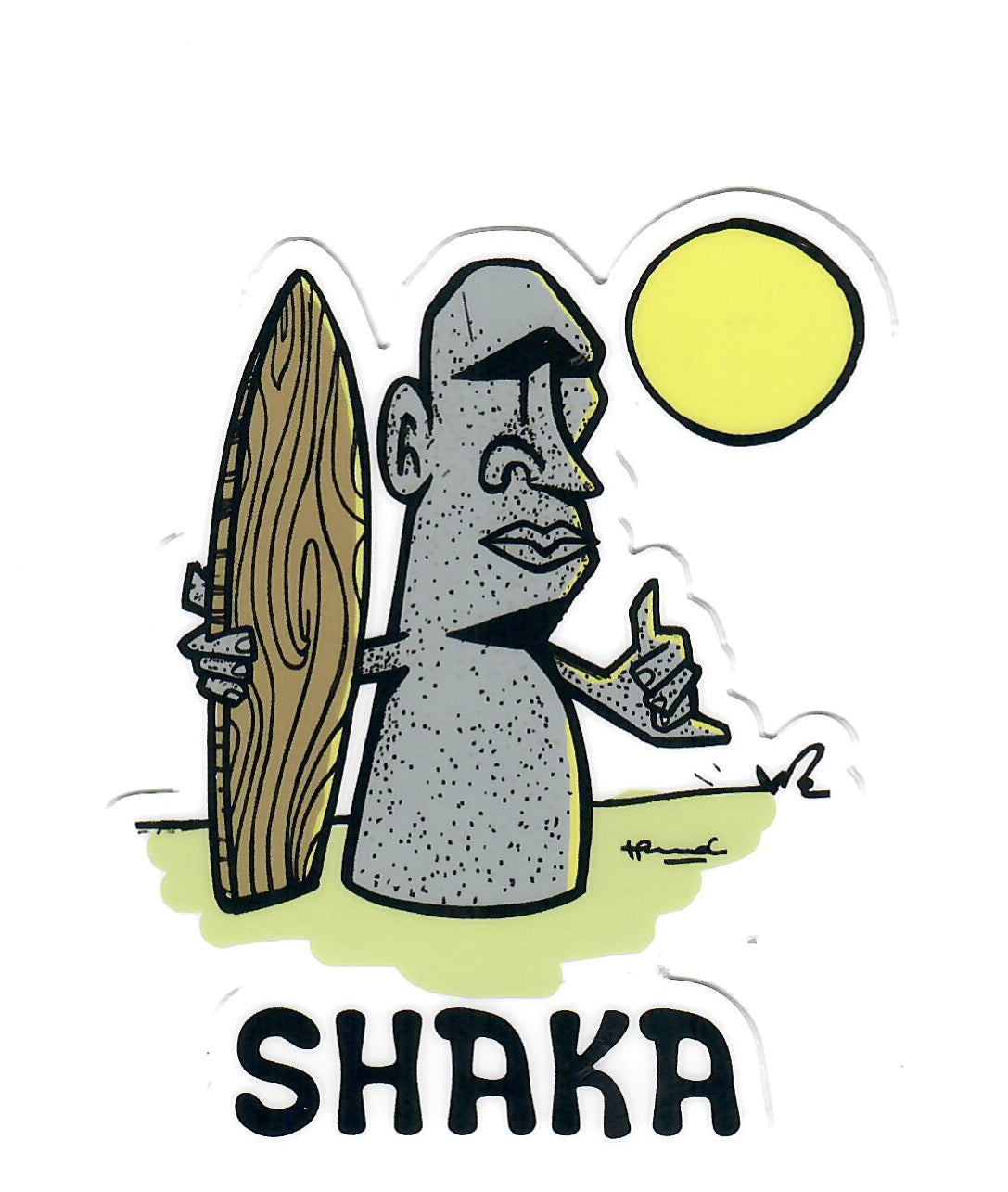 Shaka Sticker