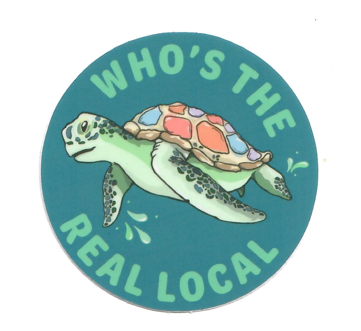 Real Local Turtle Sticker