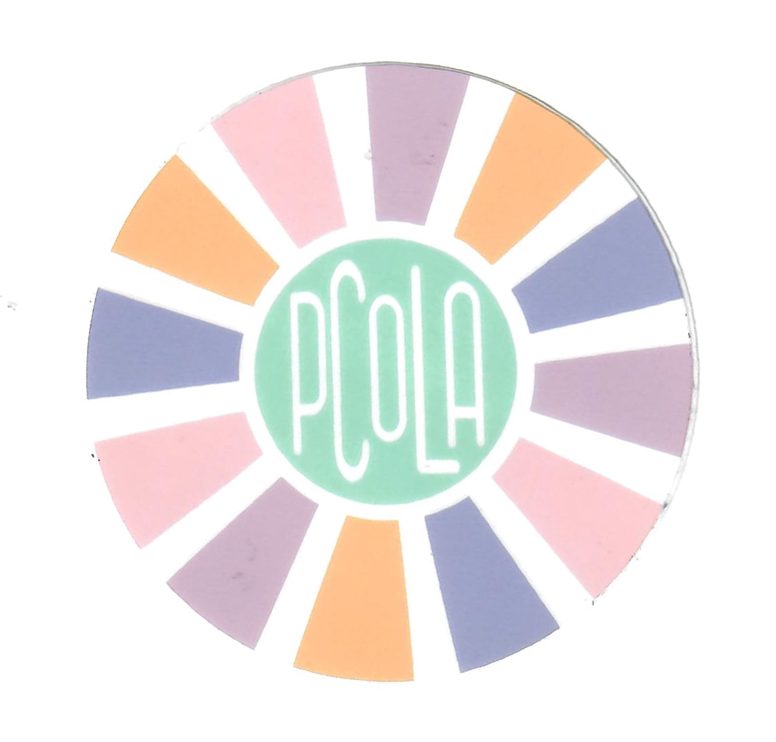 Pcola Sun Sticker