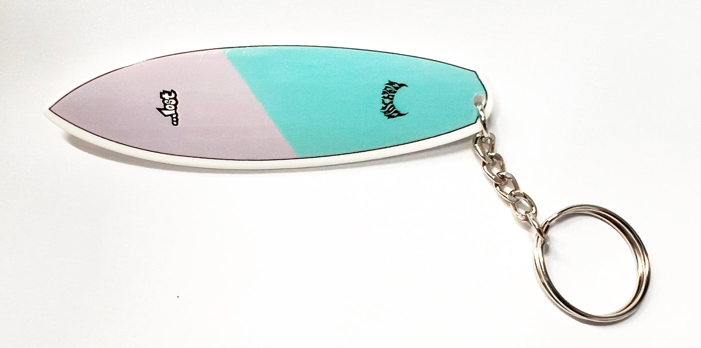 Lost Surfboard Keychain