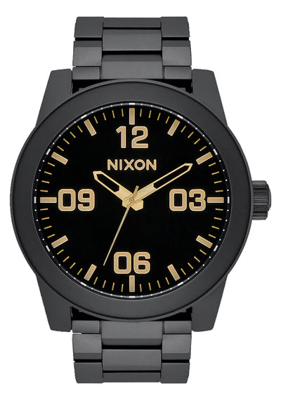 Nixon Corporal SS Matte Black/Gold Watch