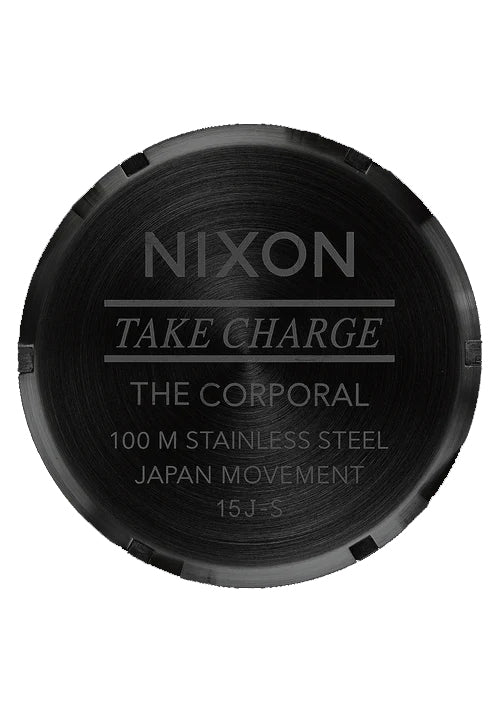 Nixon Corporal SS Matte Black/Gold Watch