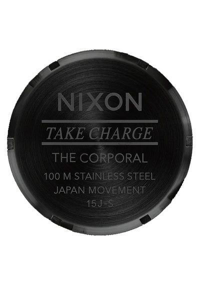 Nixon Corporal SS Matte Black/Gold Watch