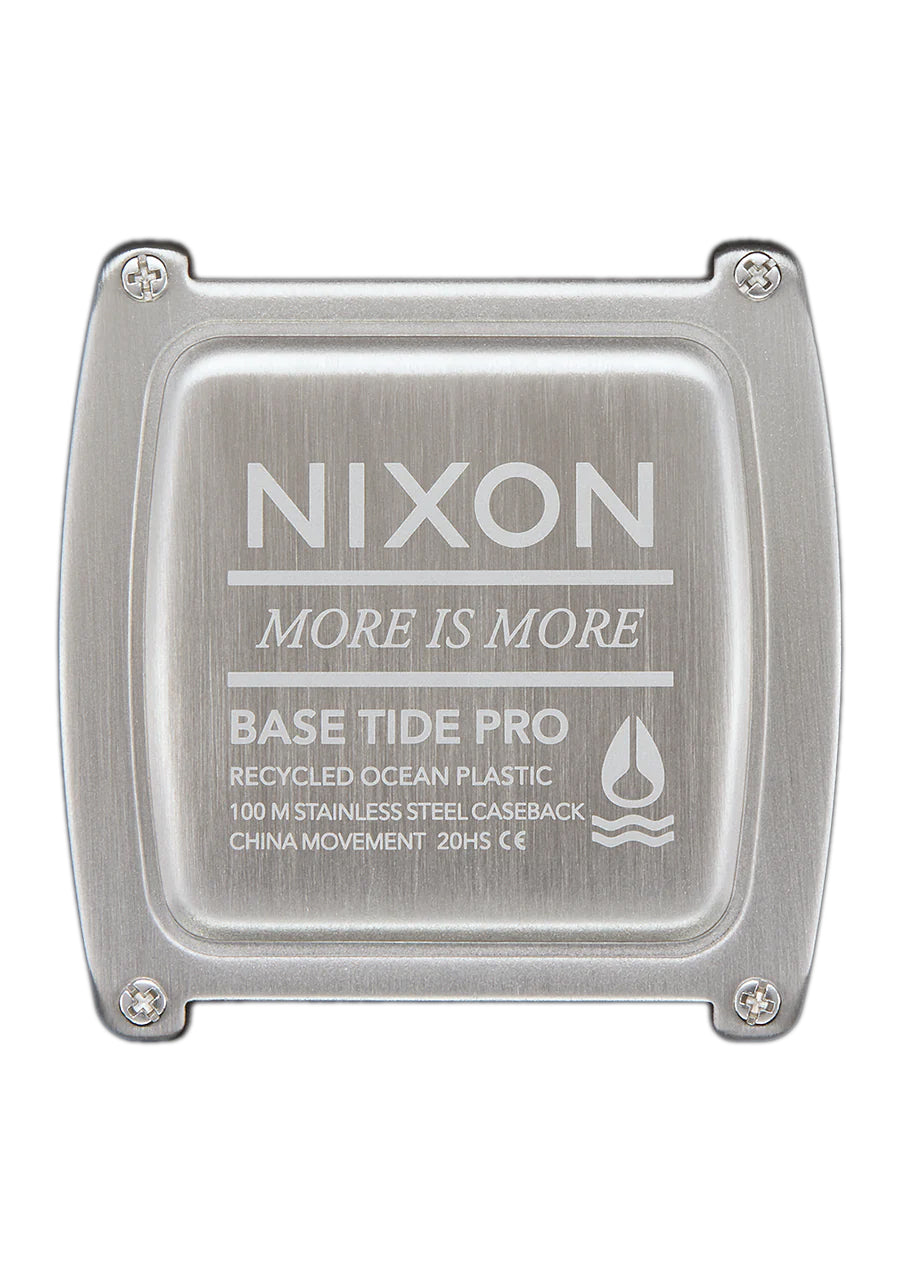 Reloj Nixon Base Tide Pro negro verde positivo