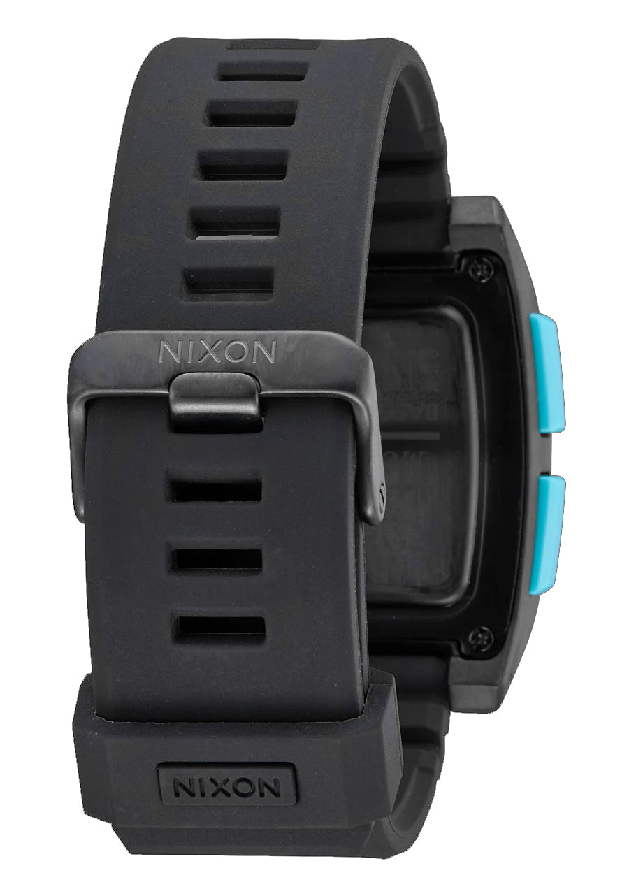 Nixon Base Tide Pro All Black / Blue Watch