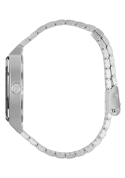 Nixon Med. Time Teller  Silver/Pink Watch