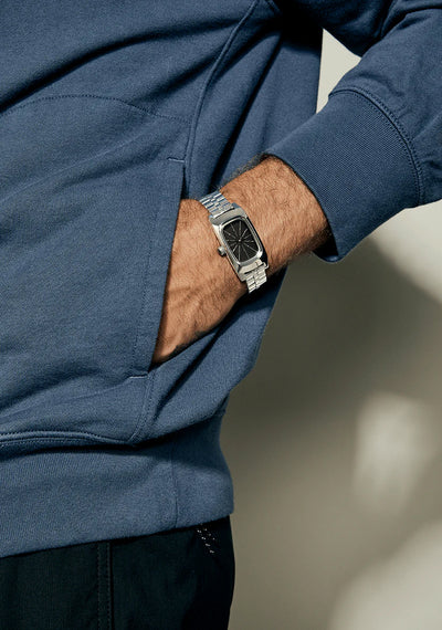Nixon Frankie Mid Century/Silver/Black Watch