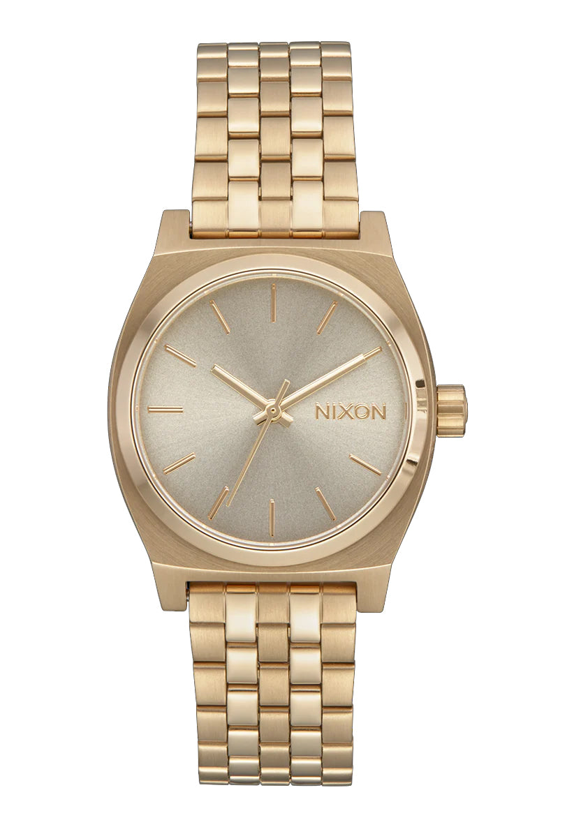 Nixon Medium Time Teller Lt. Gold/ Vintage White Watch