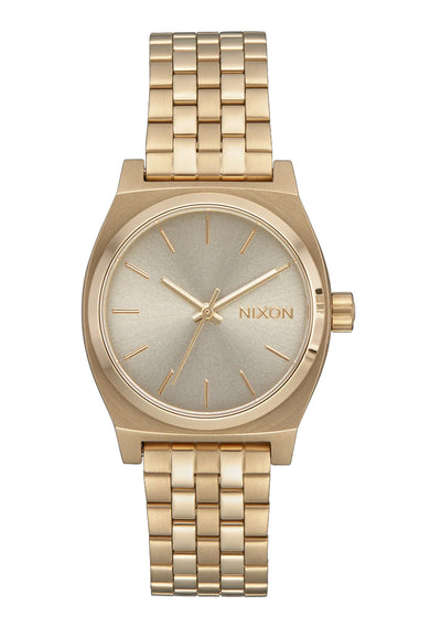 Nixon Medium Time Teller Lt. Gold/ Vintage White Watch