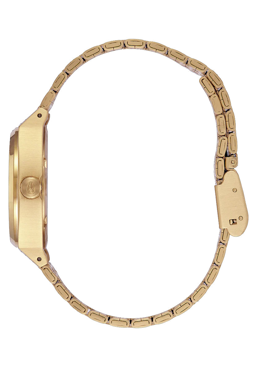 Nixon Medium Time Teller Lt. Gold/ Vintage White Watch