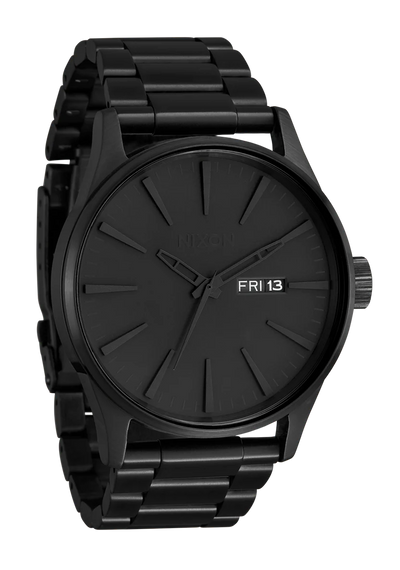 Nixon Sentry Stainless Steal All Black/Black Watch
