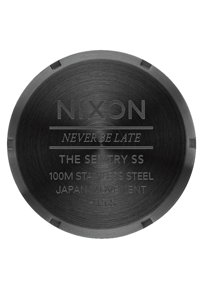 Nixon Sentry Stainless Steal All Black/Black Watch