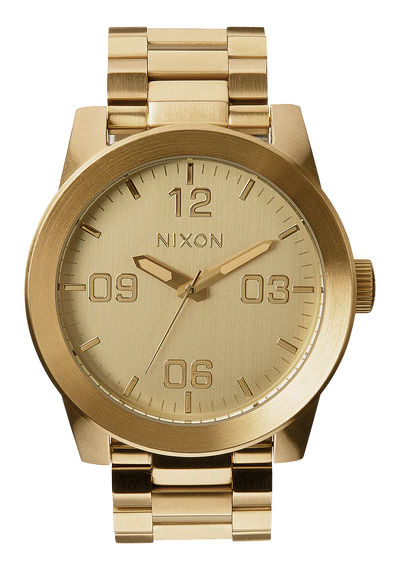 Nixon Corporal Stainless Steal Watch - All Gold