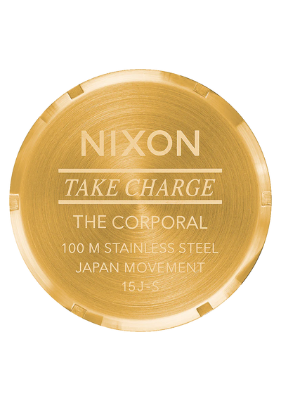 Nixon Corporal Stainless Steal Watch - All Gold