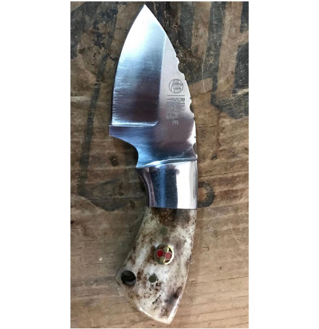Rill Simple Cut Throat Fixed Mini Skinner Bone Knife