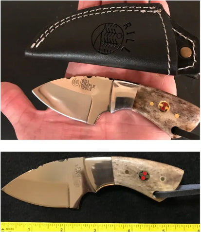 Rill Simple Cut Throat Fixed Mini Skinner Bone Knife