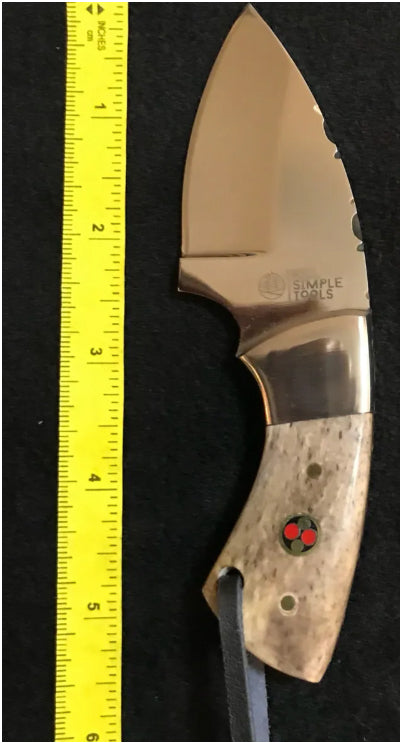 Rill Simple Cut Throat Fixed Mini Skinner Bone Knife