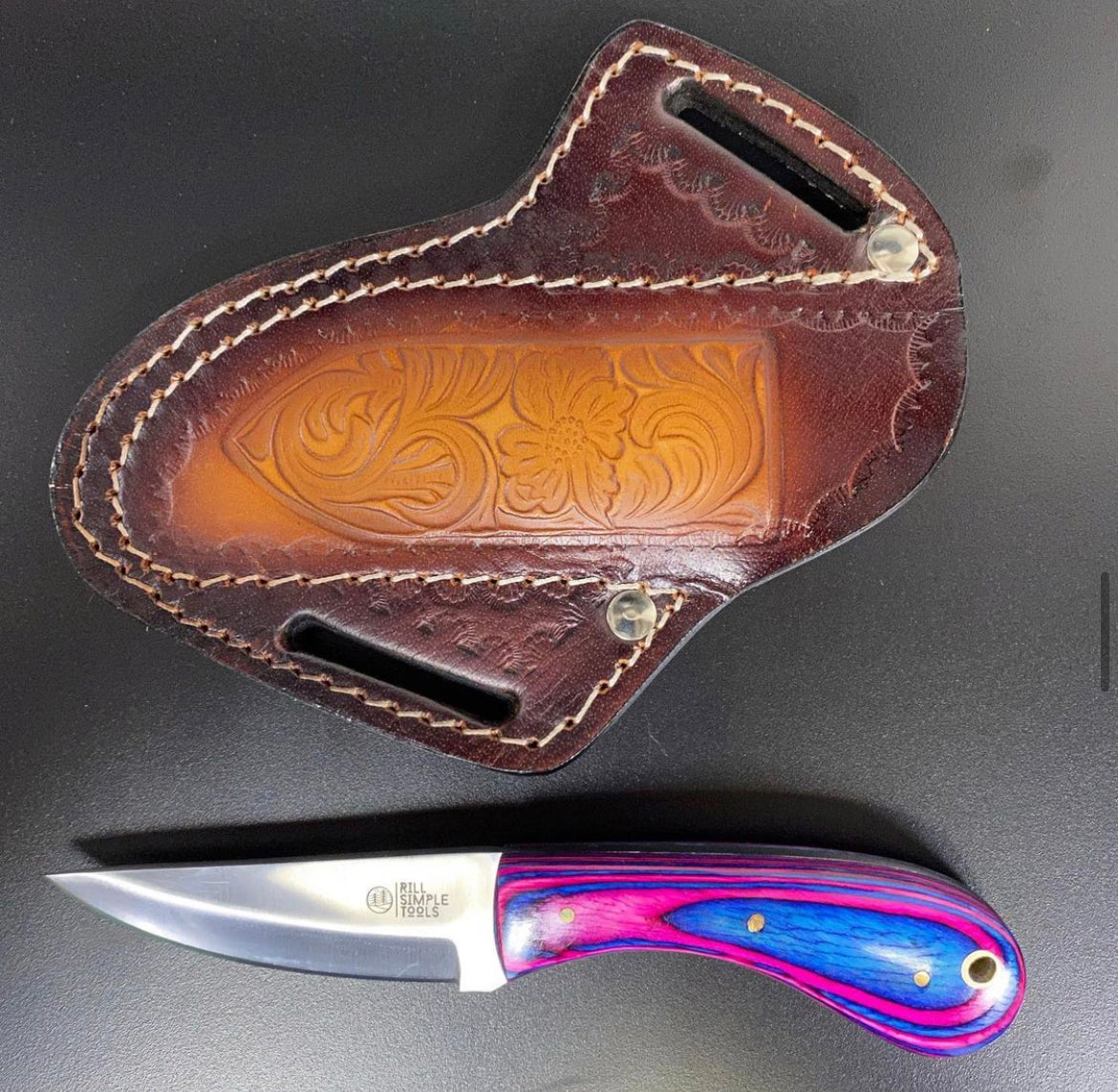 Rill Simple Chick Flick Mini Fixed Blade Knife