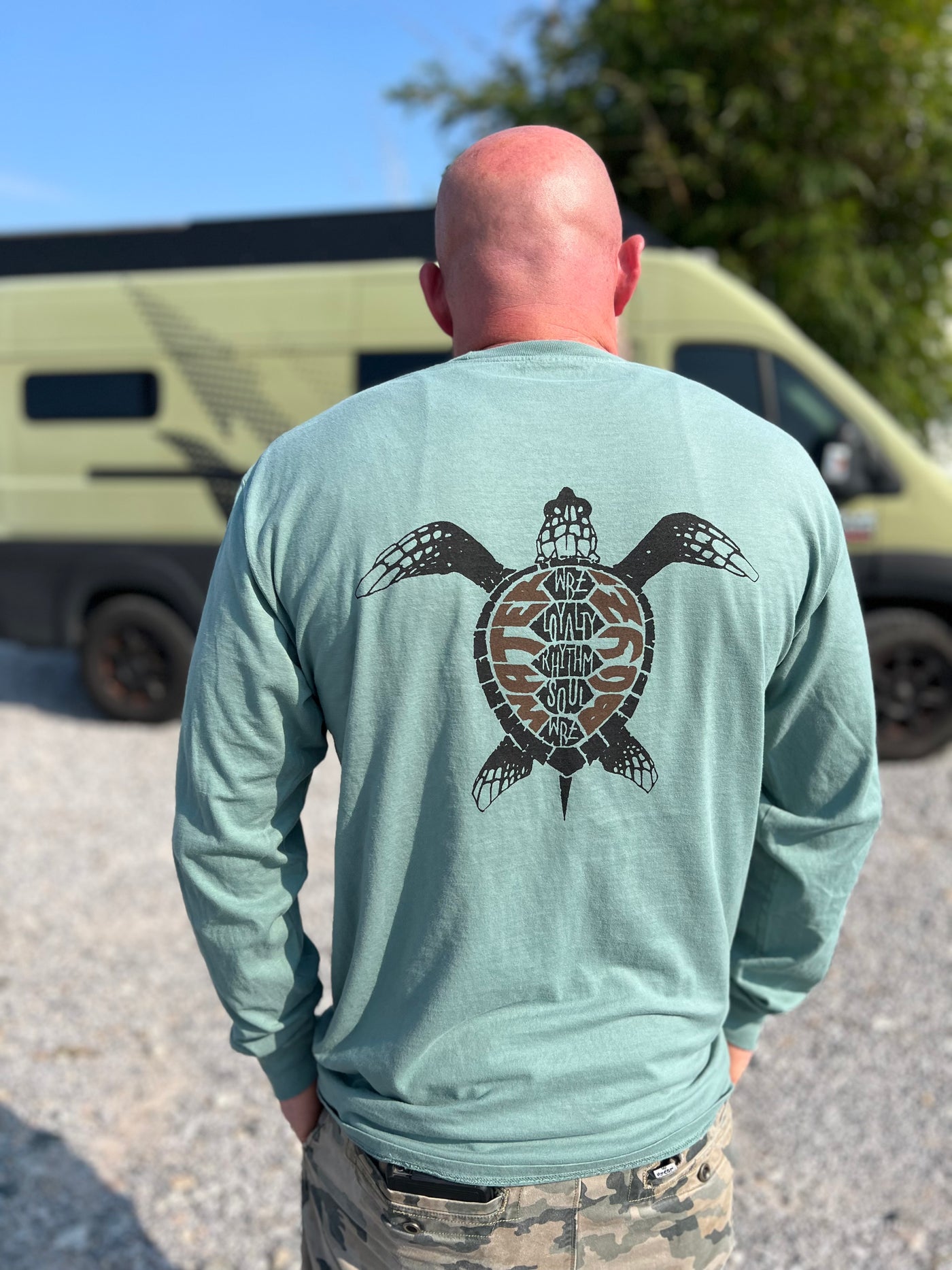 Waterboyz Turtle L/S Garment Dyed T-shirt