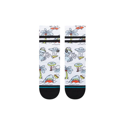 Stance Take Me calcetines juveniles en gris jaspeado