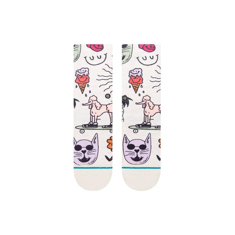 Stance On My Mind Youth Off White Socks